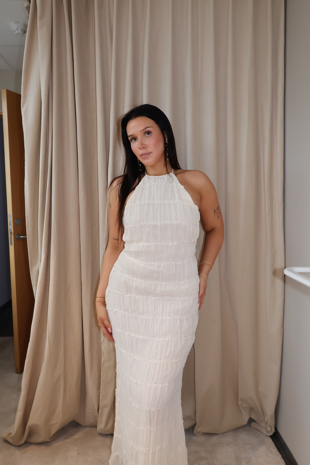 Aullie Maxi Dress - Ivory