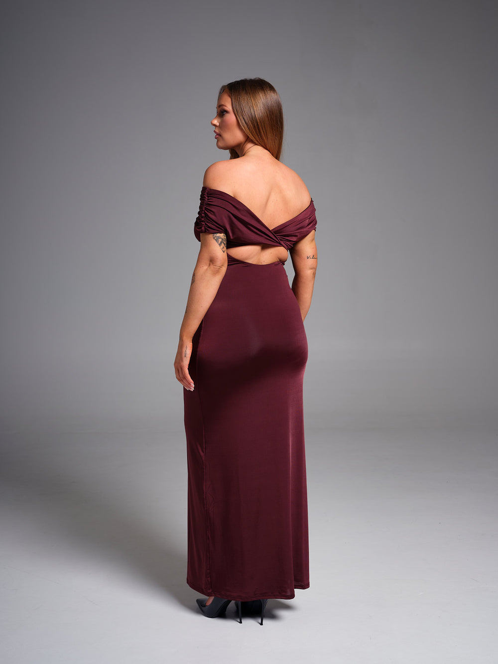 Imogen Off Shoulder Slinky
