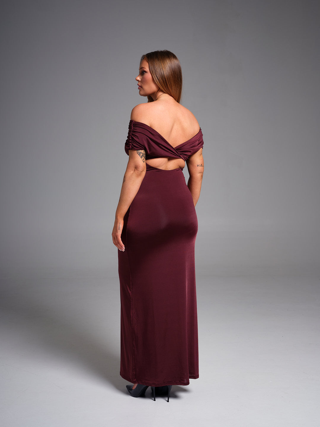 Imogen Off Shoulder Slinky