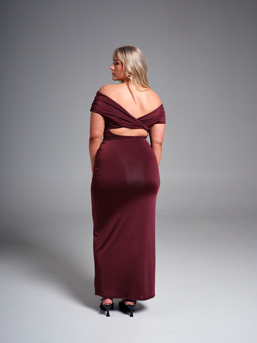 Imogen Off Shoulder Slinky