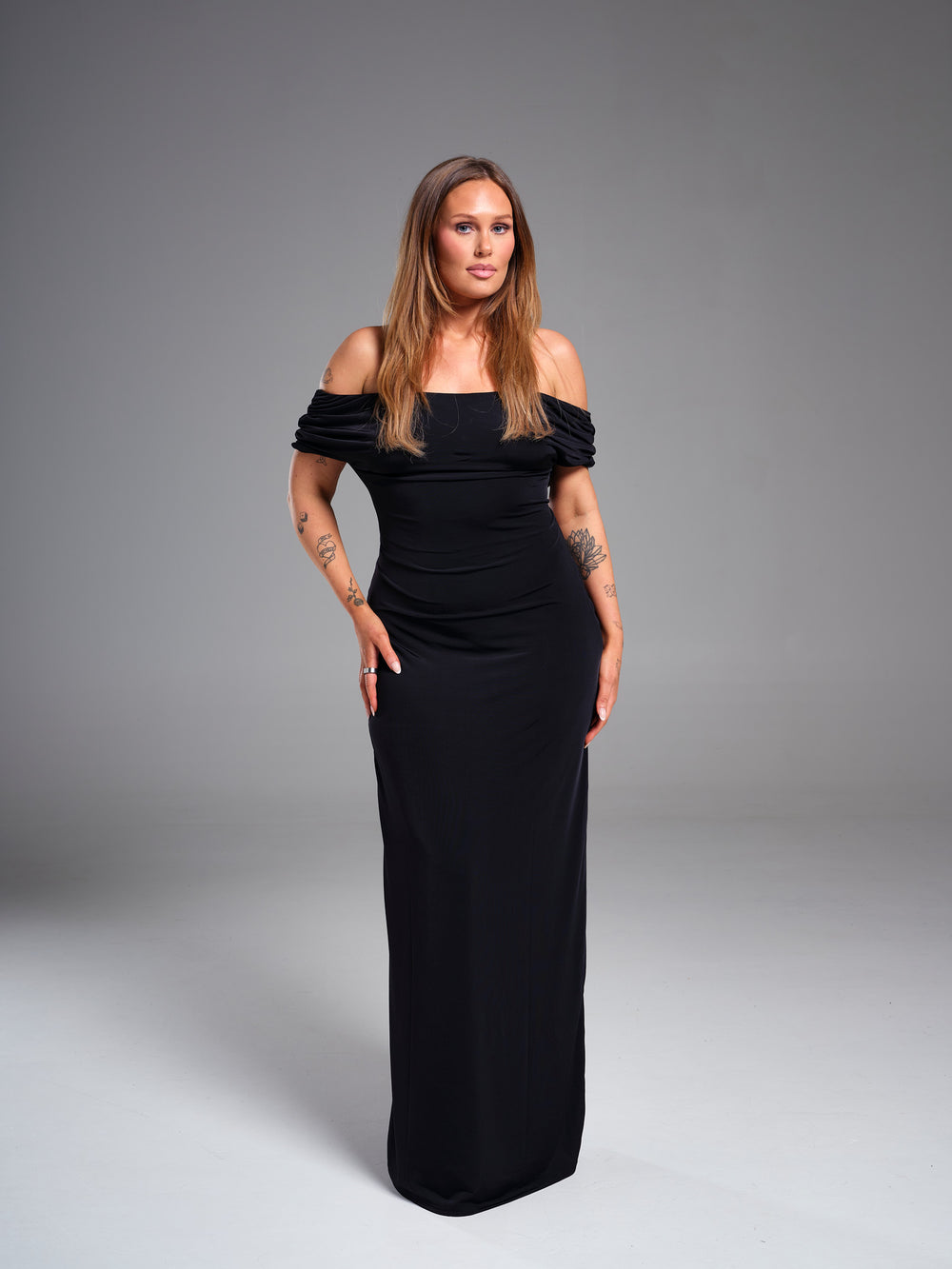 Imogen Off Shoulder Slinky