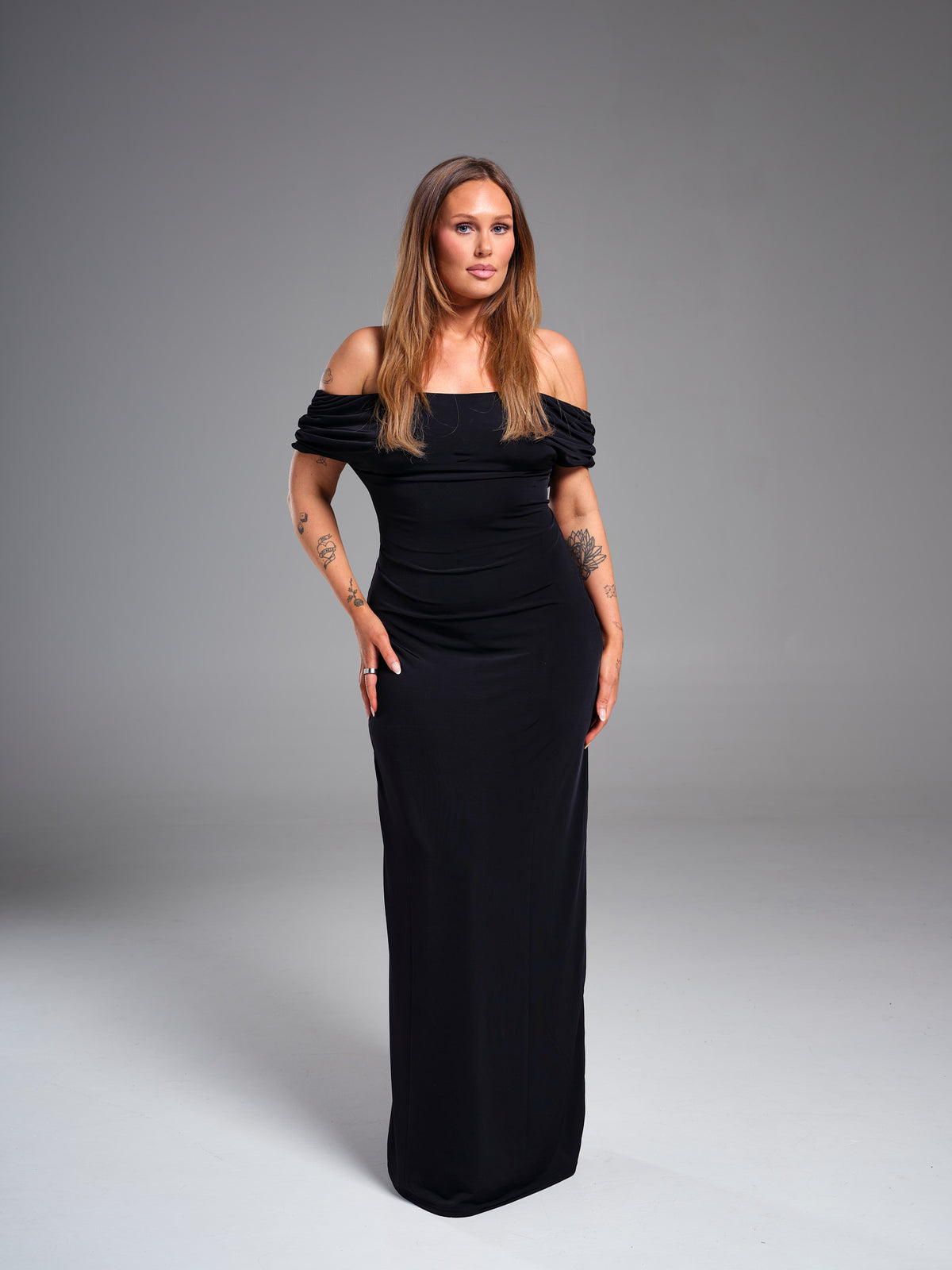 Imogen Off Shoulder Slinky